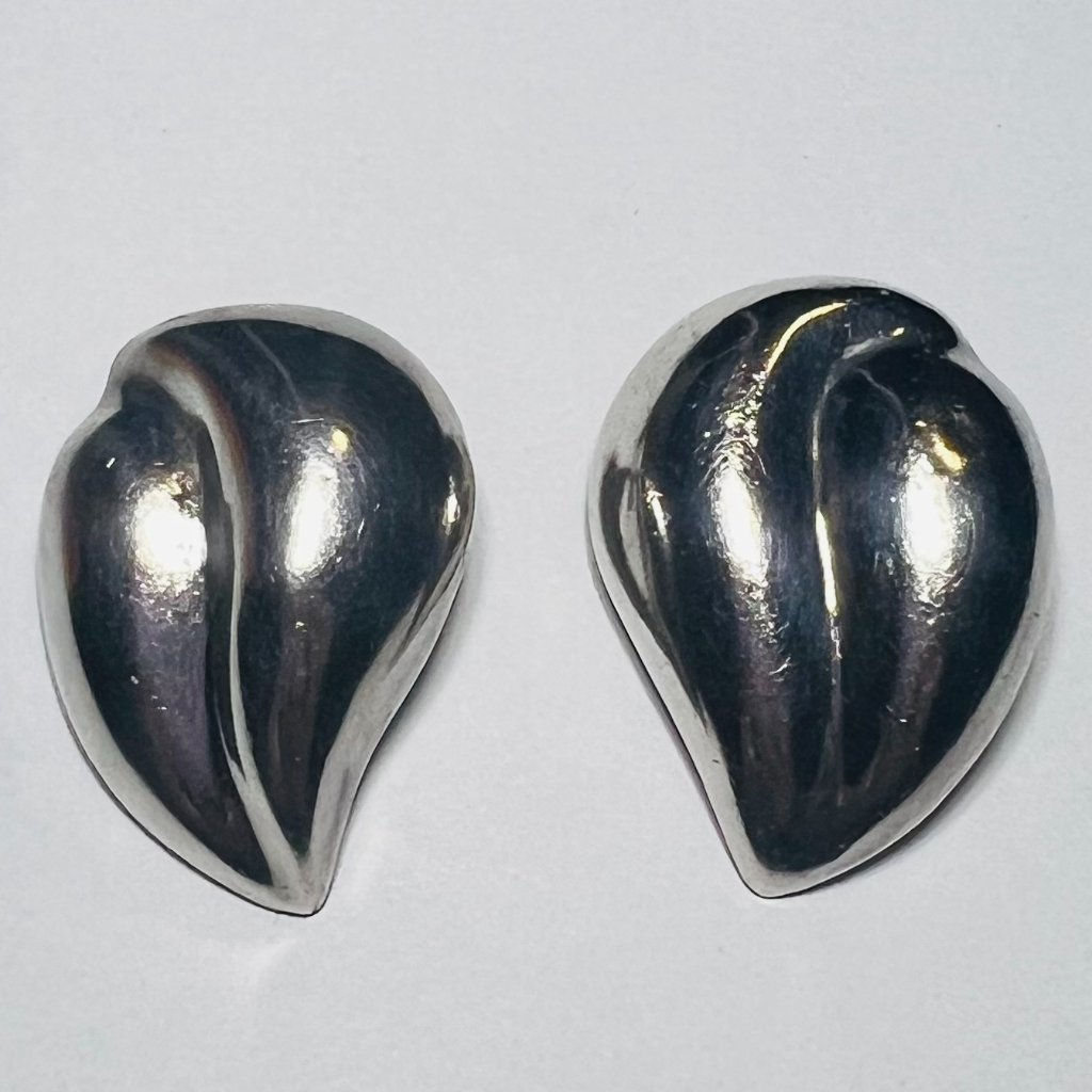 Taxco Mexican Sterling Silver 925 Clip-On Earrings